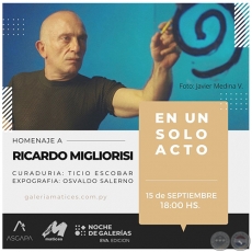 EN UN SOLO ACTO - Artista: Ricardo Migliorisi (+) - Jueves, 15 de Septiembre de 2022